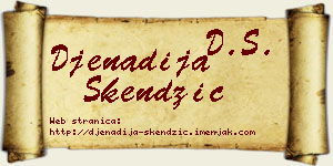 Đenadija Skendžić vizit kartica